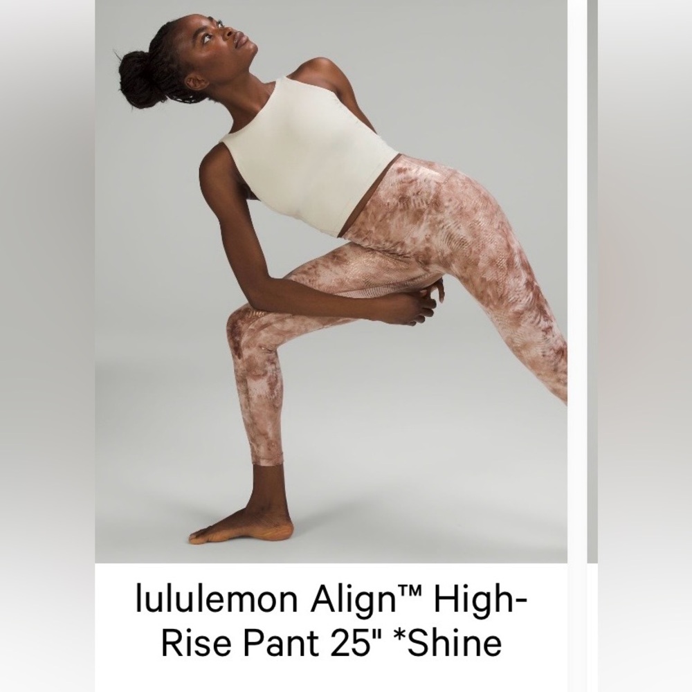 Lululemon Align shine champagne leggings 🍾 🥂